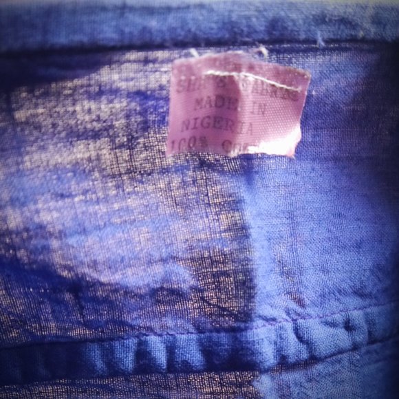 Oversized Blue, Yellow & Green Tie-Dye Top |Size M - Picture 6 of 6